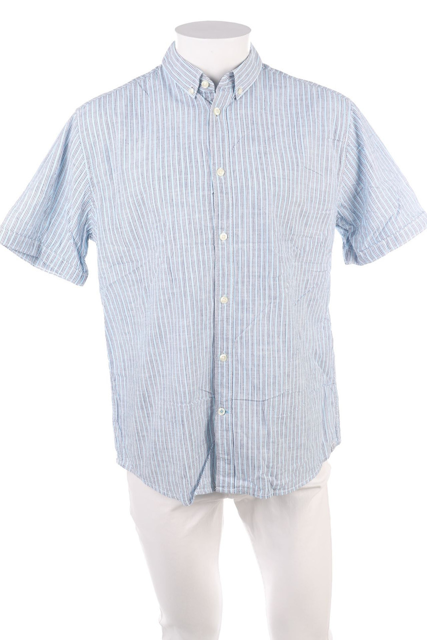 TOM TAILOR - Kurzarm-Hemd Casual Streifen - L