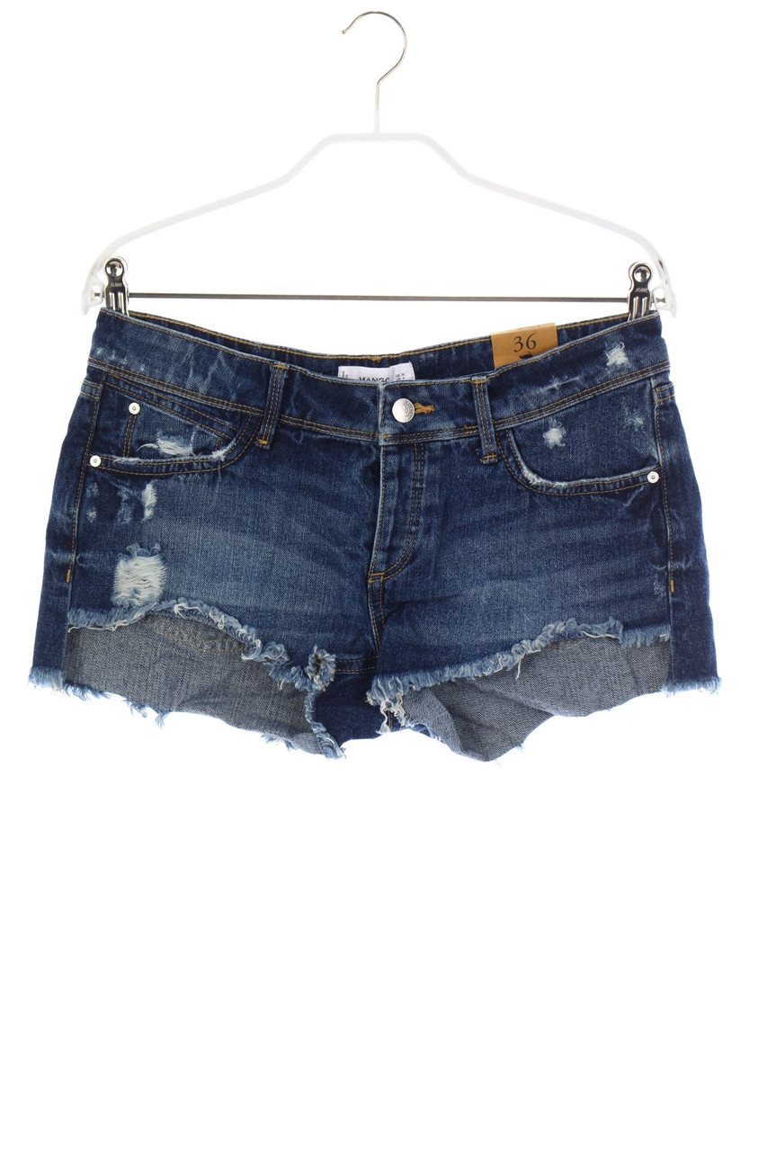 MANGO DENIM & TEES - Distressed Jeans-Shorts - S