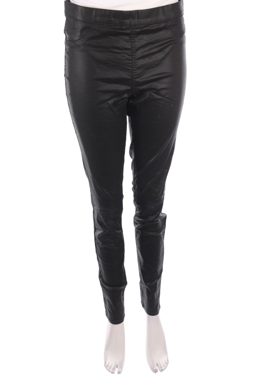 H&M - Kunstleder-Leggings - L