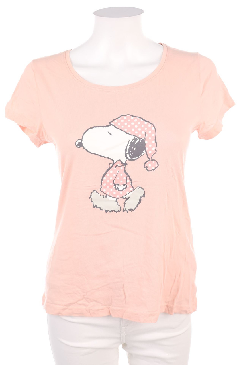 PEANUTS - Kurzarm-Shirt mit Print - XS