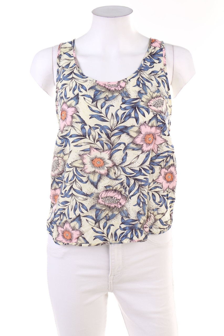 H&M - Top mit Blumen-Print - S