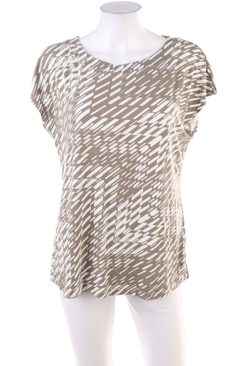 Ohne Label - Kurzarm-Shirt mit Muster - 2XL