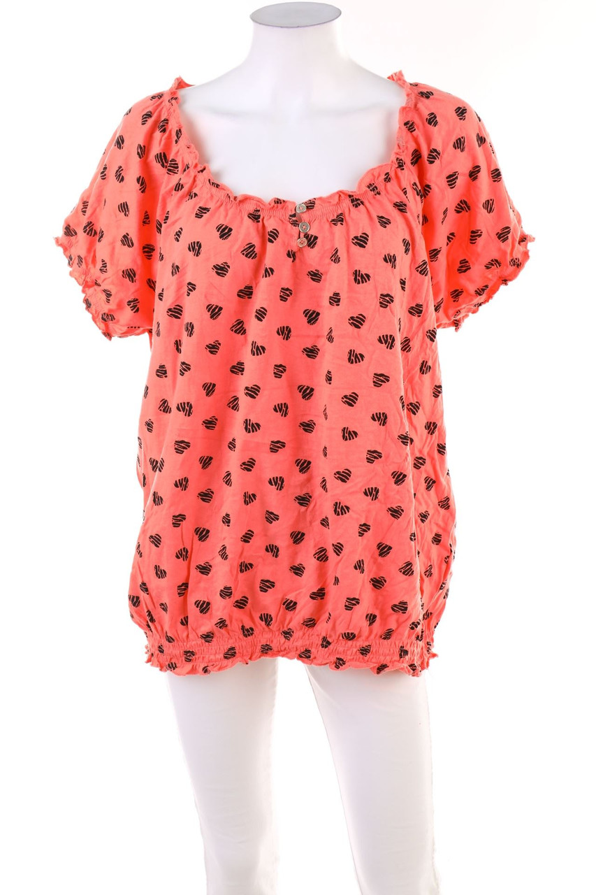 INFINITY WOMAN - Kurzarm-Shirt mit Muster - 2XL