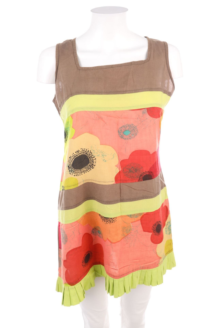 SECONDHAND - Blusentop mit Print - D 36