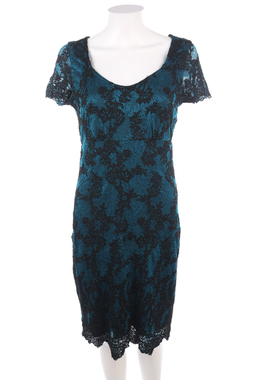 Ohne Label - Kleid mit Muster - D 36