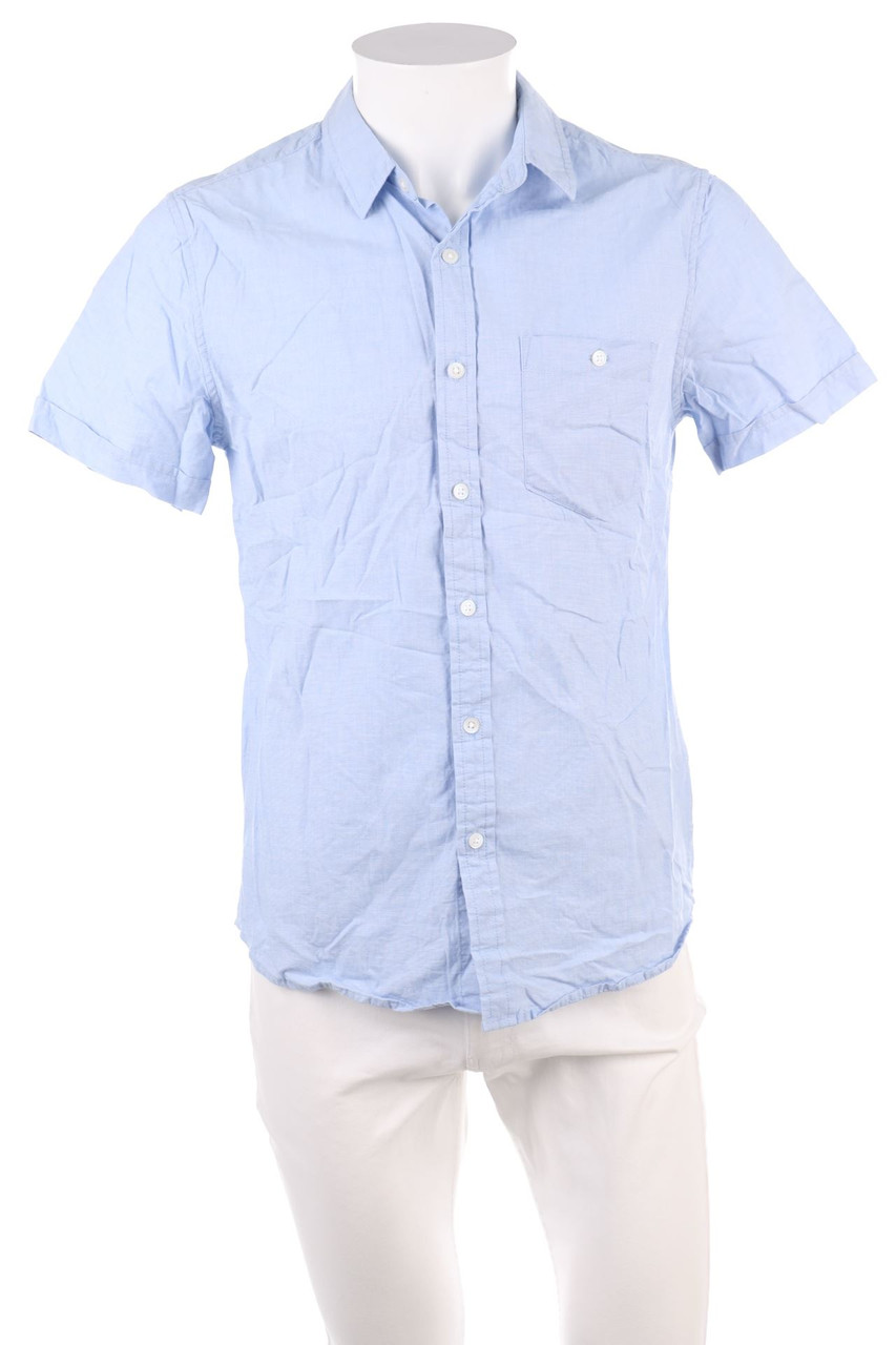 FOREVER 21 - Kurzarm-Hemd aus Baumwolle - M