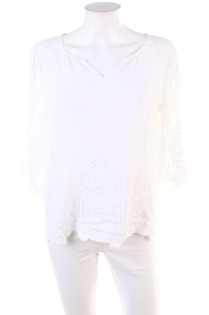 comma - Bluse mit 3/4-Ärmel - S