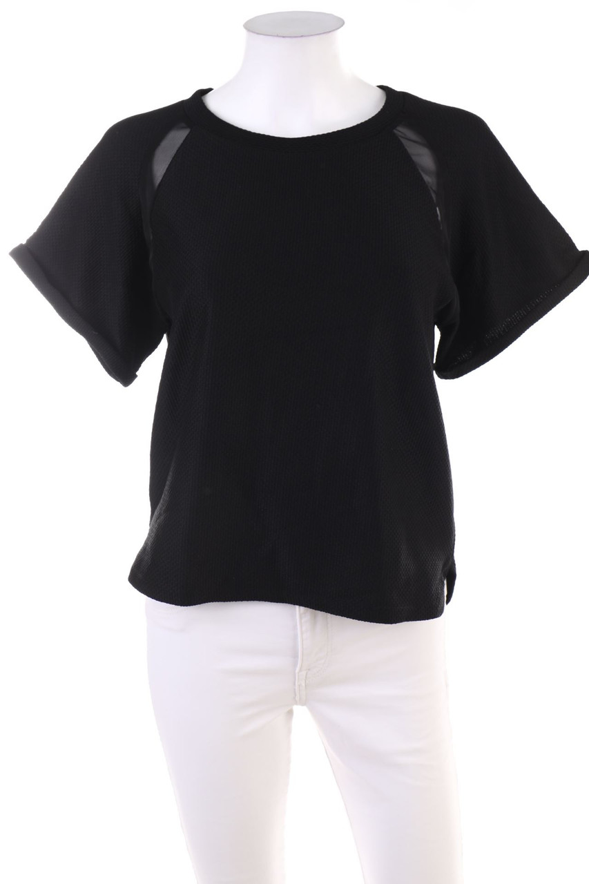 ATMOSPHERE - Kurzarm-Shirt mit Mesh-Einsatz - L