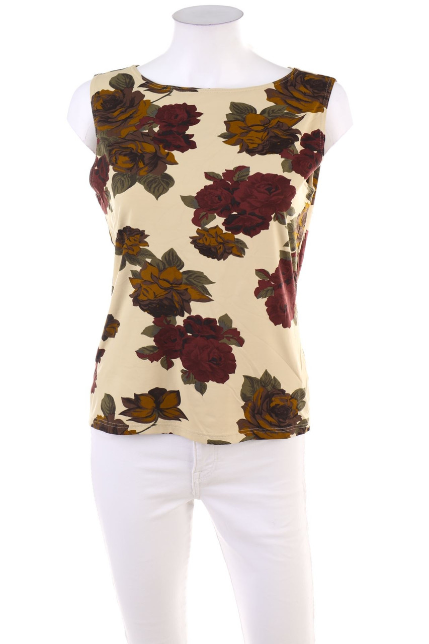 MONTEGO - Top mit Blumen-Print - XL