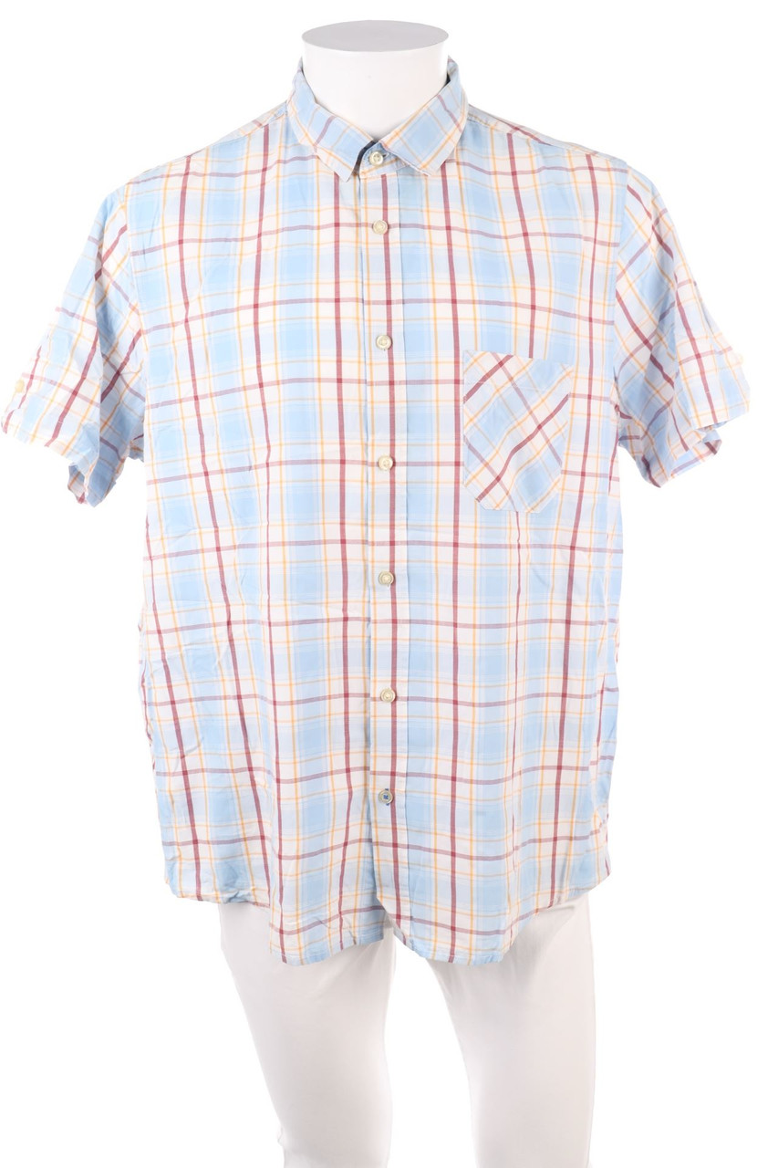 WATSON´S - Kurzarm-Hemd mit Karo-Muster - XL