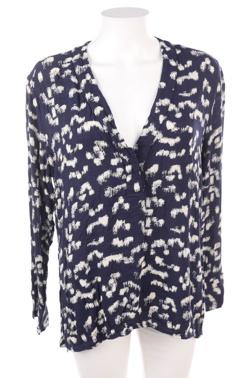 Ohne Label - Bluse mit Print - D 44