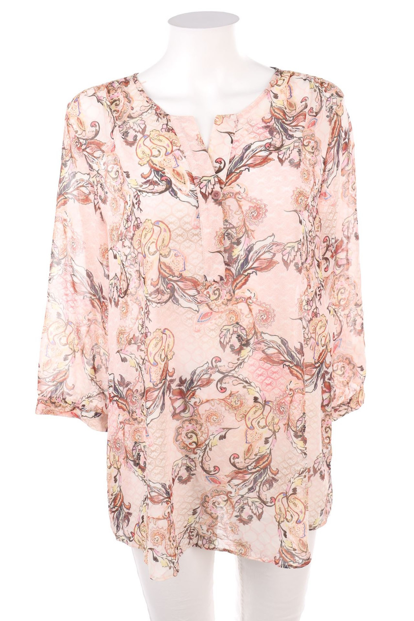 GERRY WEBER - Print-Bluse mit 3/4-Ärmel - D 40