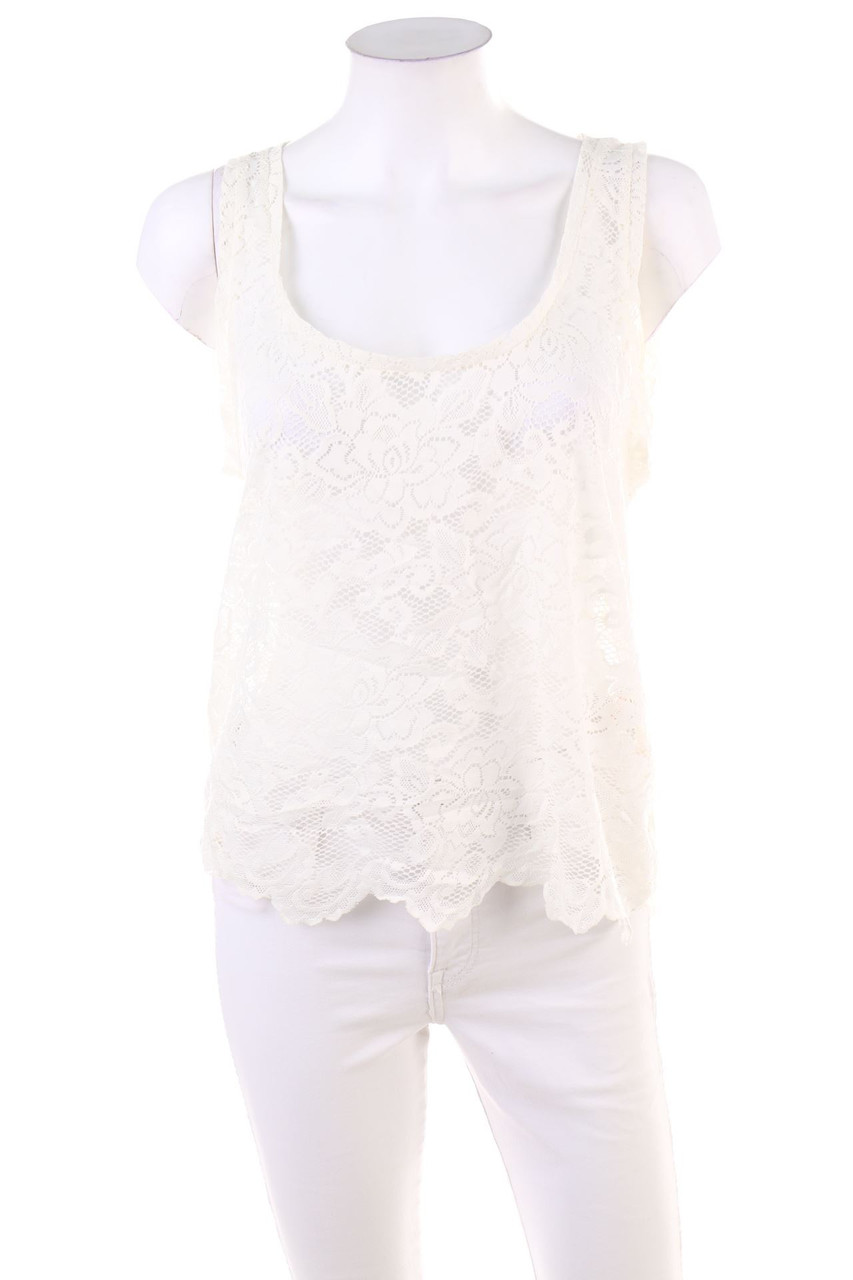 VILA - Spitzen-Top - M