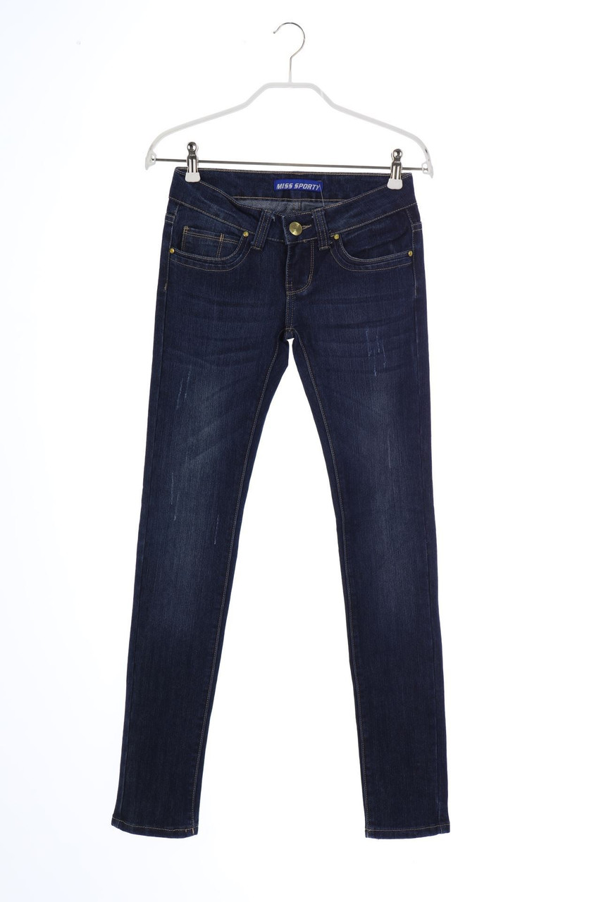 MISS SPORTY - Distressed Skinny-Jeans - W26