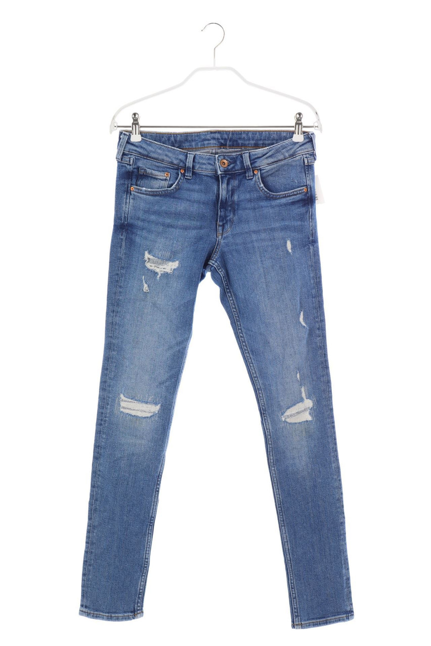 H&M &denim - Destroyed Skinny-Jeans - D 38