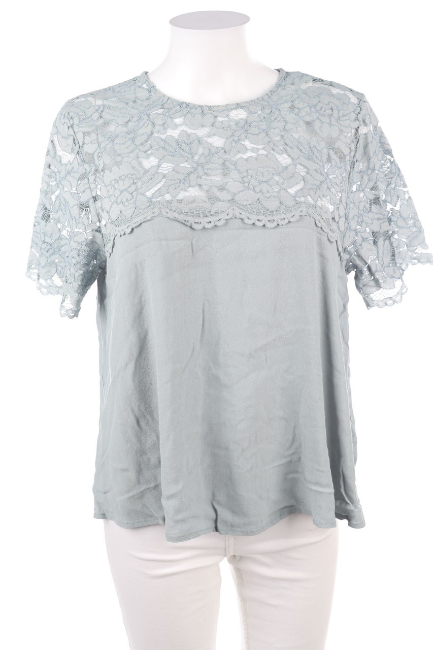 H&M - Kurzarm-Bluse - 2XL