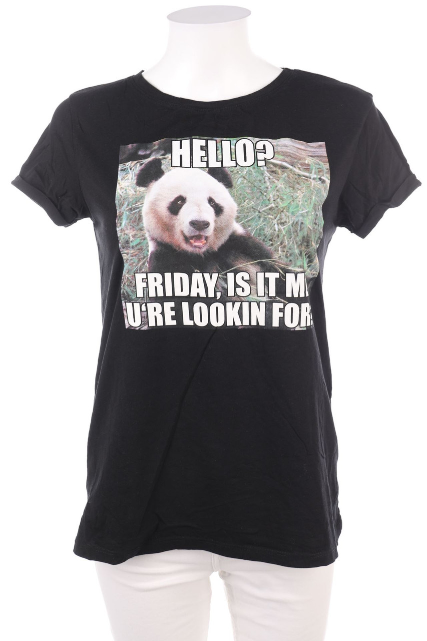 FB SISTER - Kurzarm-Shirt aus Baumwolle mit Print - M