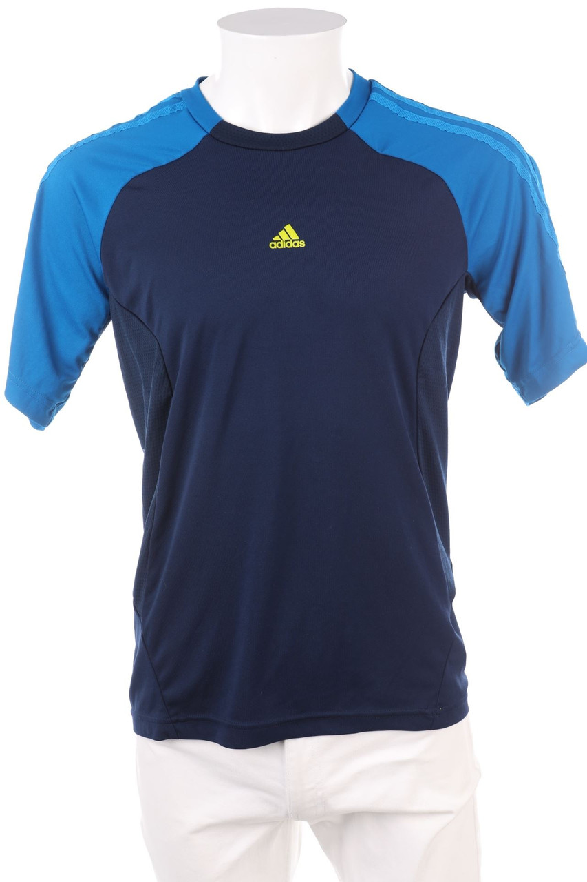 adidas - Sport-Shirt mit Logo-Applikation - M
