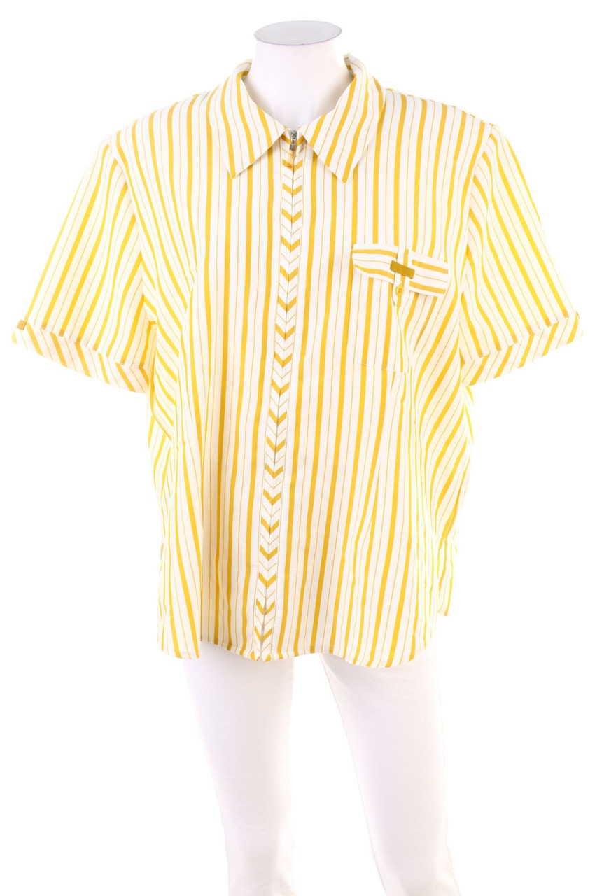 Malva - Hemd-Bluse mit kurzem Ärmel - 48