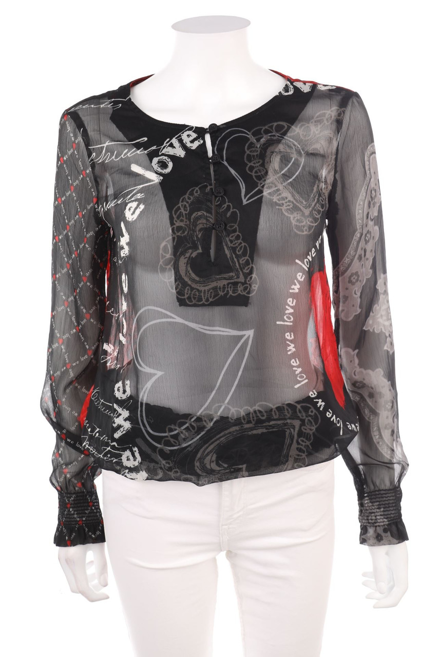 Desigual - Bluse mit Print - D 42