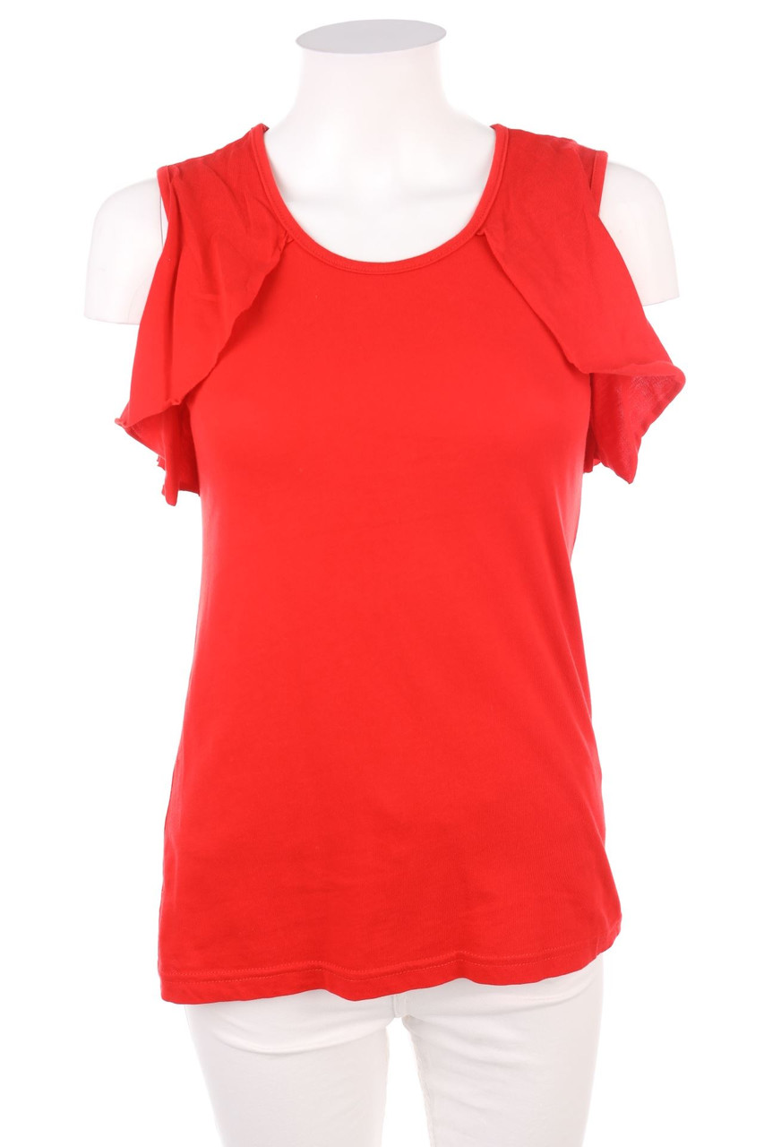 Ohne Label - Top mit Volants - S