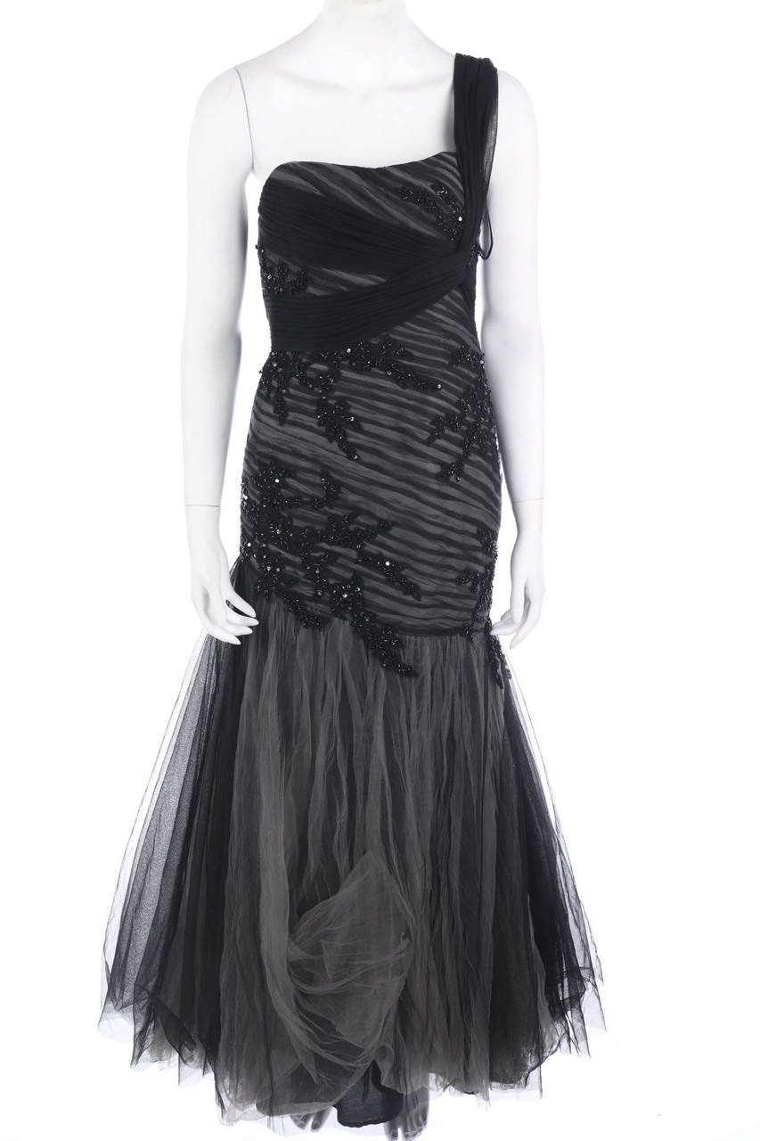 It´s my Party - Tüll-Maxi-Abendkleid mit Perlen - M