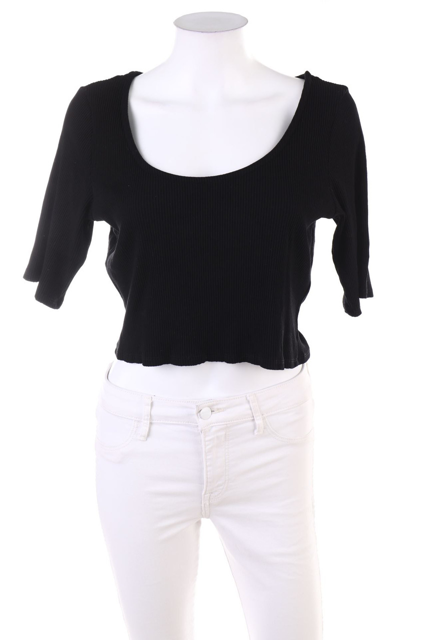 H&M - Cropped-Shirt - L