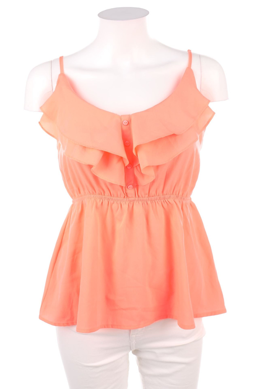 Ohne Label - Top in A-Linie mit Volants - M