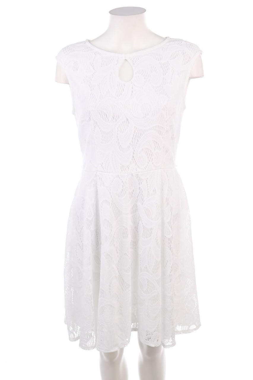 LONDON TIMES - Abendkleid mit Spitze - D 36