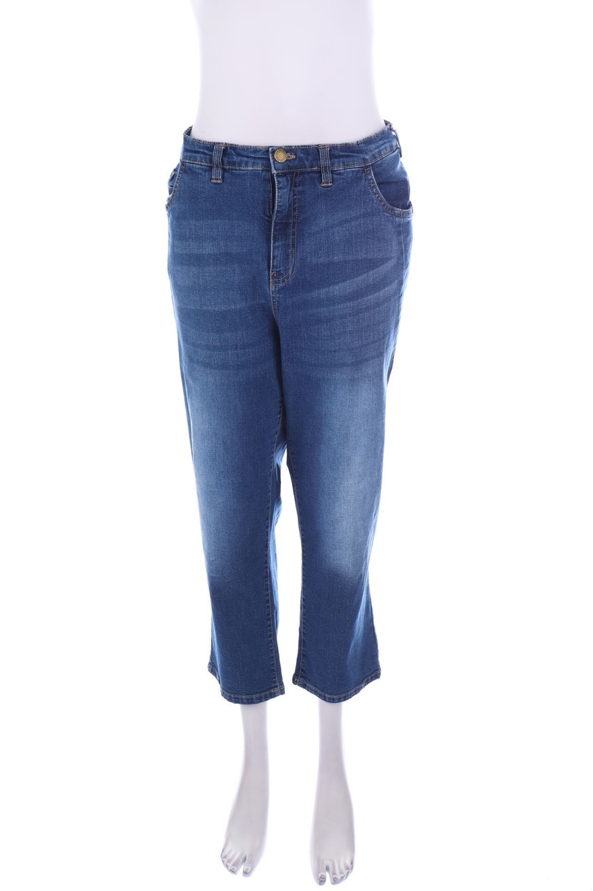 Ohne Label - Used Look-Slim Jeans - D 48