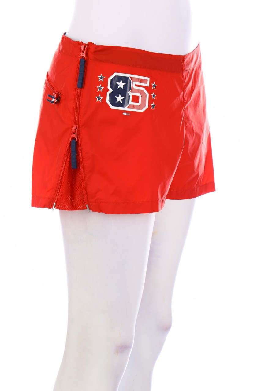 TOMMY JEANS Tommy Hilfiger - Sport-Shorts mit Print - D 40