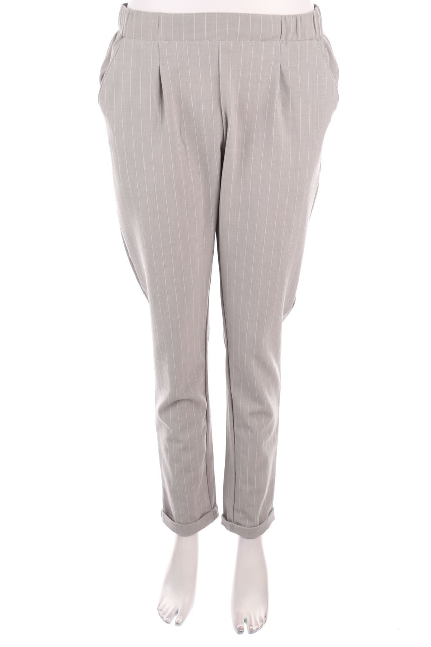 Ohne Label - Jogger-Hose mit Nadelstreifen - S