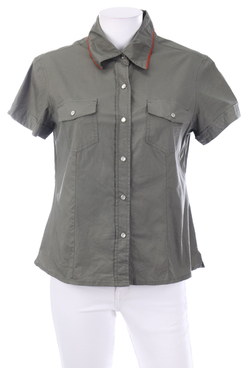 C&A - Hemd-Bluse mit kurzem Ärmel - S