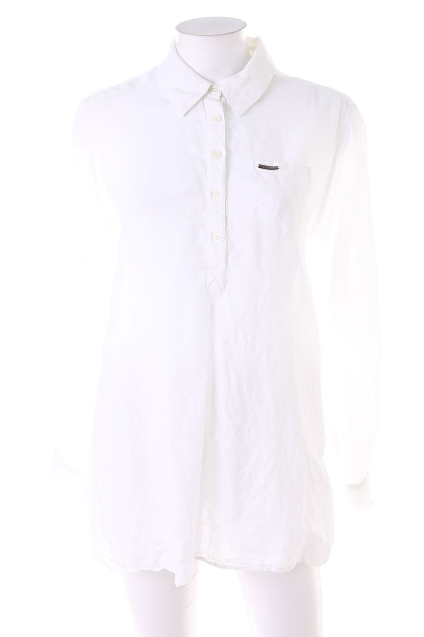 SAINT JAMES - Hemd-Bluse mit Roll-up-Manschette - D 42