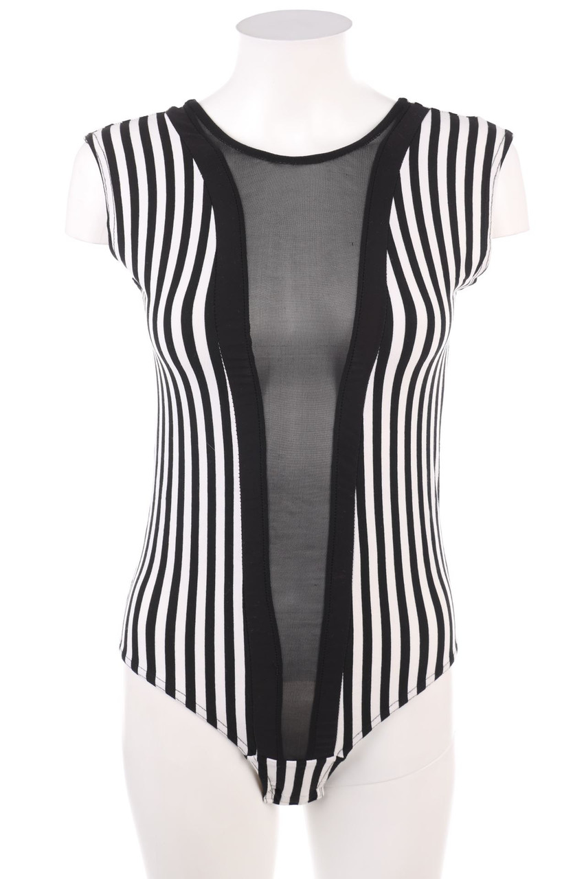 Evita - Body mit Mesh-Einsatz - L