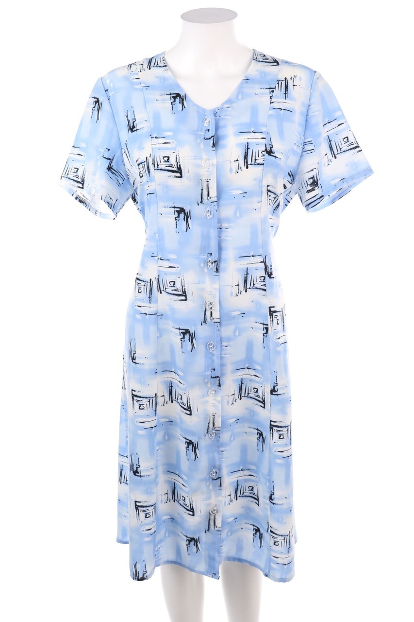 Ohne Label - Blusenkleid mit Gürtel - D 44