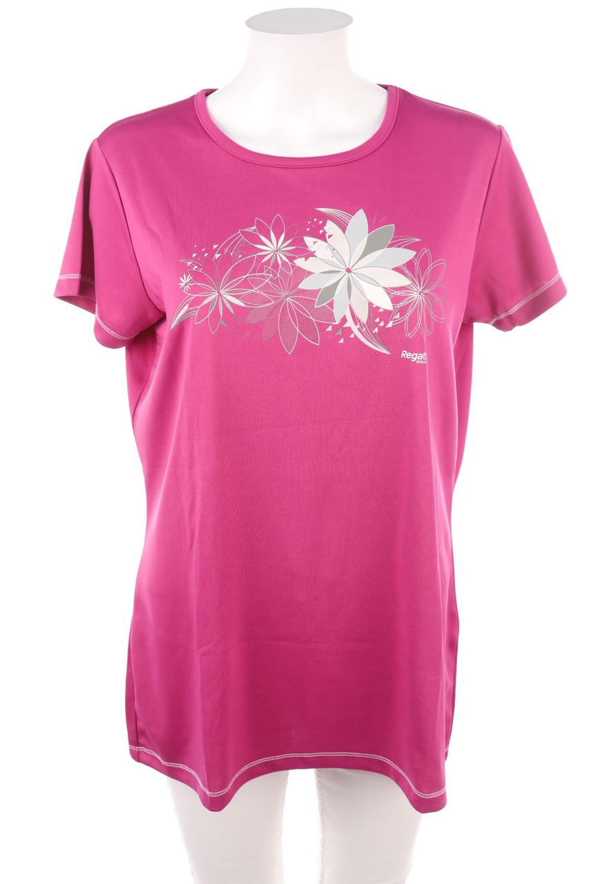 Regatta - Kurzarm-Shirt mit Blumen-Print - 2XL