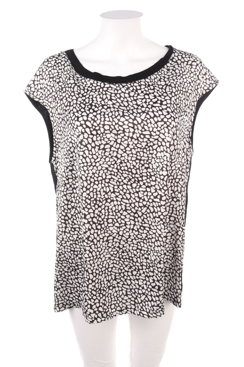 comma - Kurzarm-Bluse - 2XL