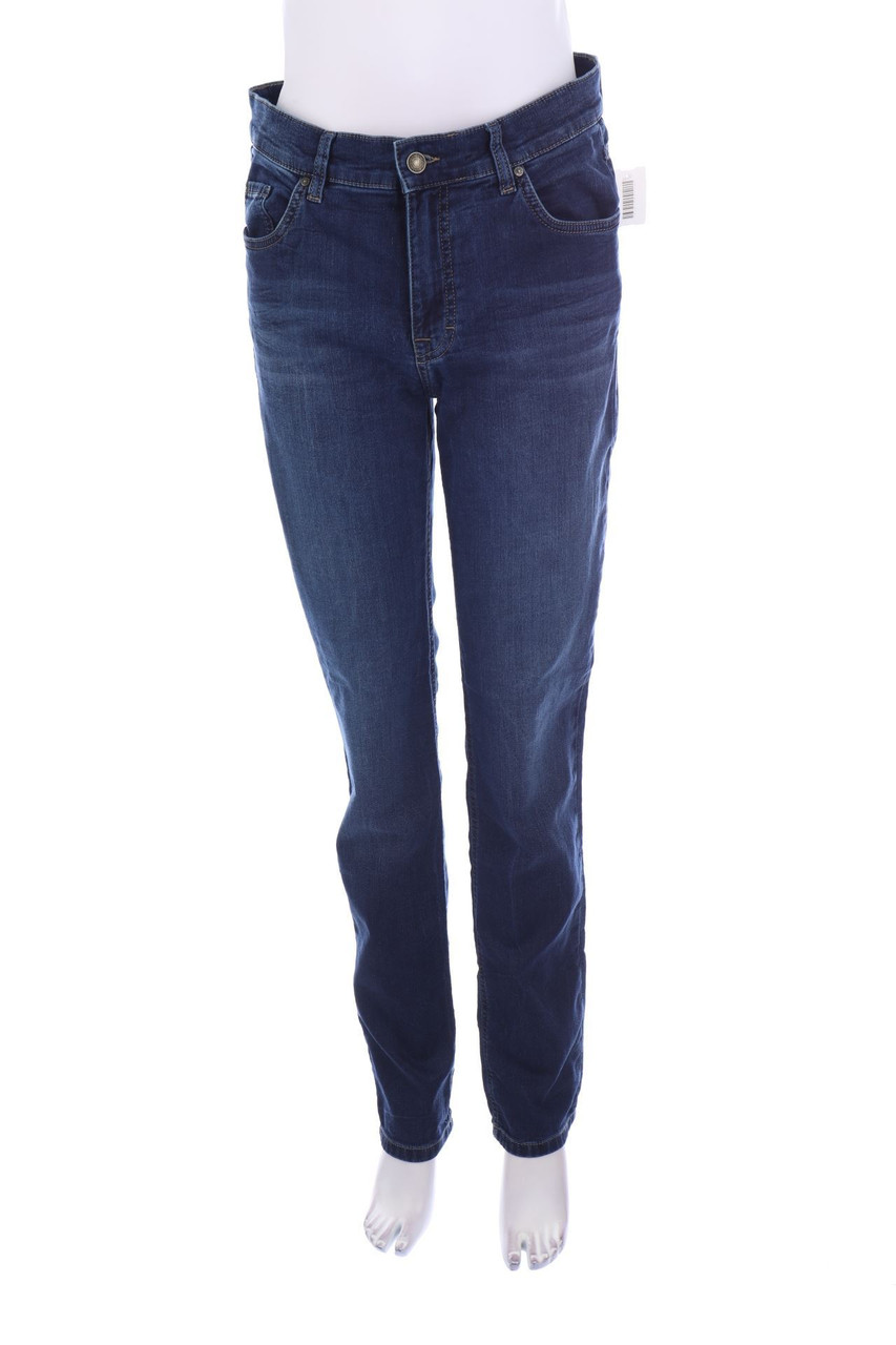 ANGELS - Used Look Straight Cut Jeans - L