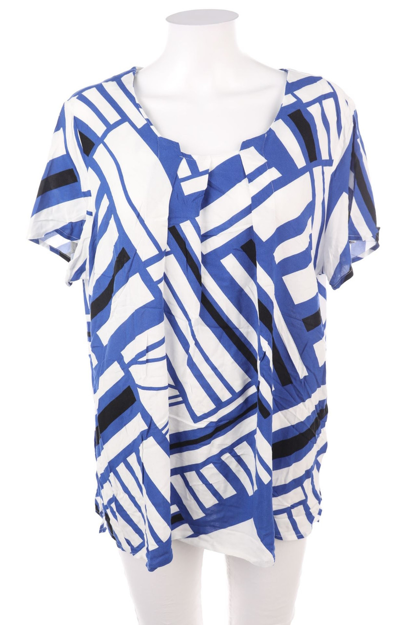 Ohne Label - Kurzarm-Bluse - 2XL