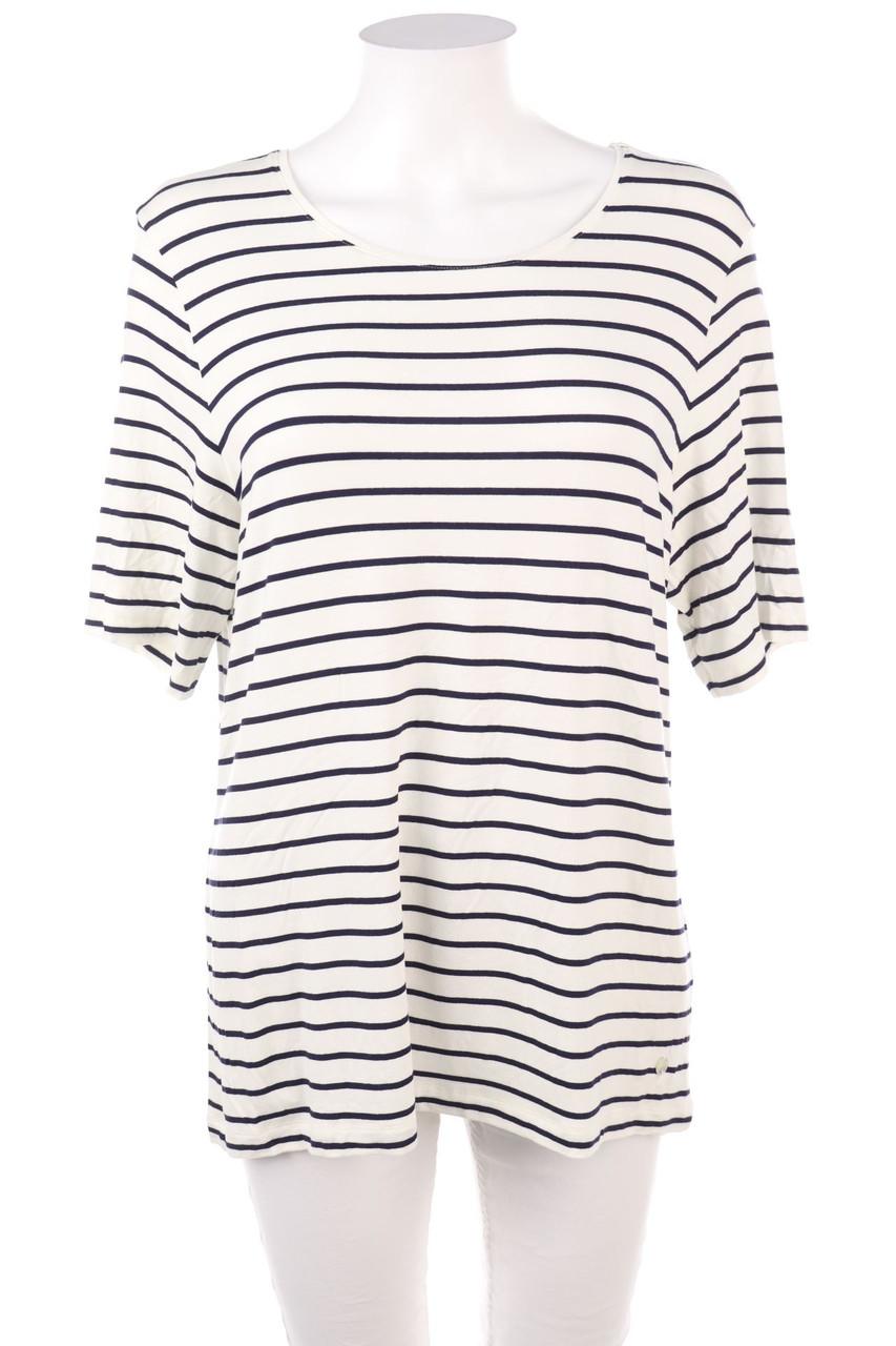 Michèle Boyard - Kurzarm-Shirt mit Streifen - XL