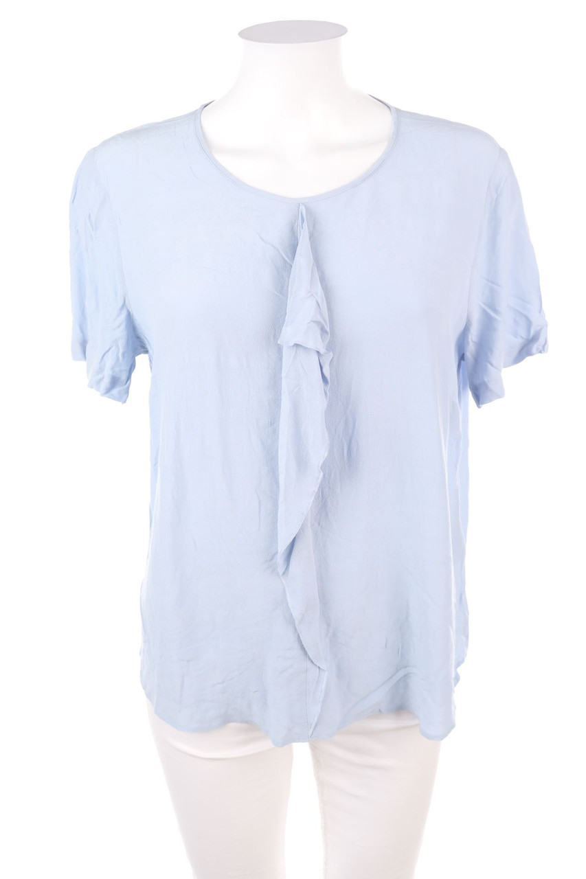 GERRY WEBER - Kurzarm-Shirt mit Volants - L