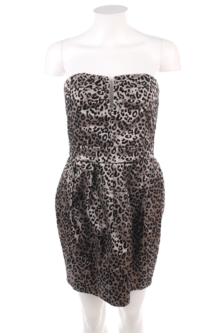 goddess LONDON - Kleid mit Leo-Print - D 36