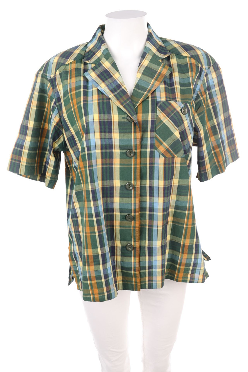 JÖRG PETERSON - Hemd-Bluse mit kurzem Ärmel - D 38