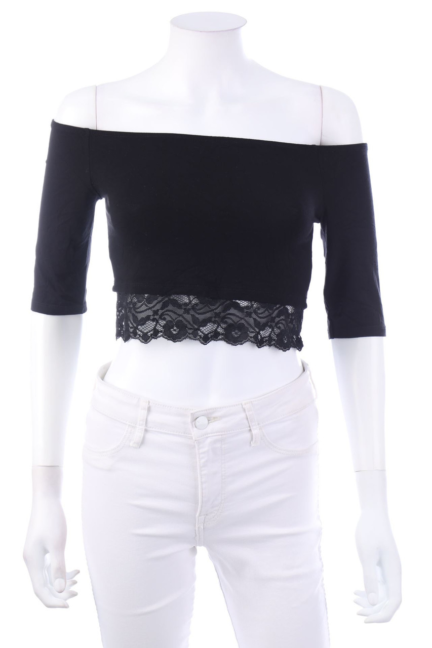 Miss Selfridge petites - Cropped-Shirt - M