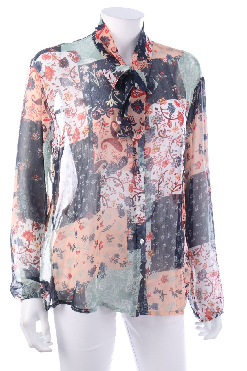 JEAN PASCALE - Schluppen-Bluse - L