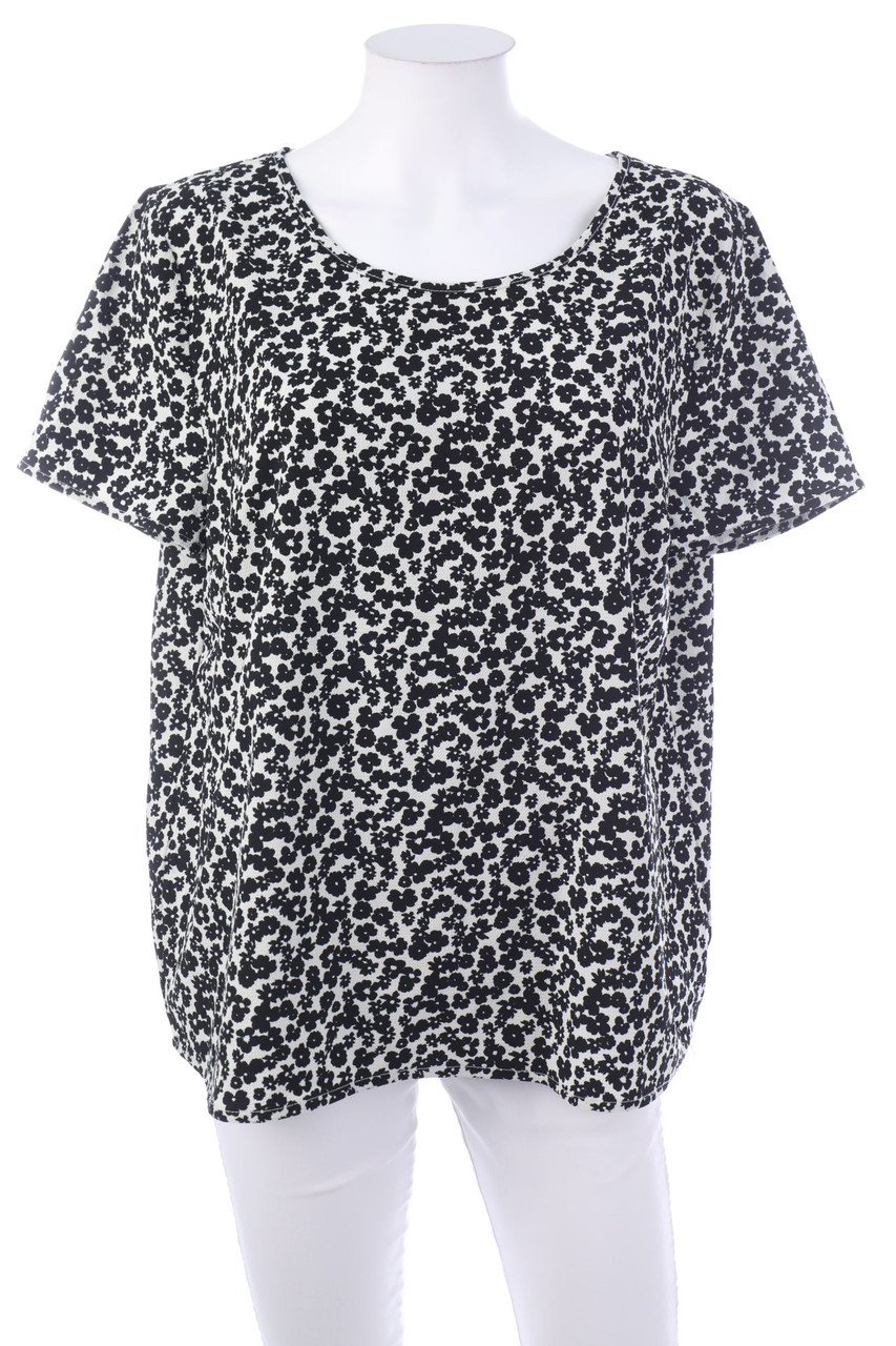 G!na - Kurzarm-Bluse - XL