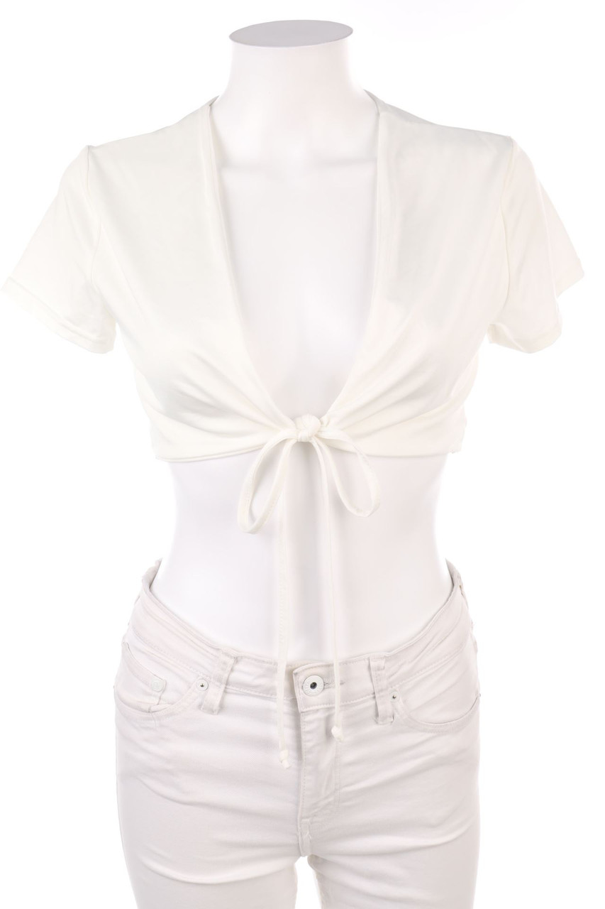 SHEIN - Cropped-Shirt zum Knoten - M