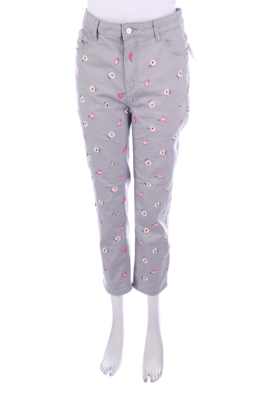 HEINE - Slim Jeans mit Stickereien - D 40