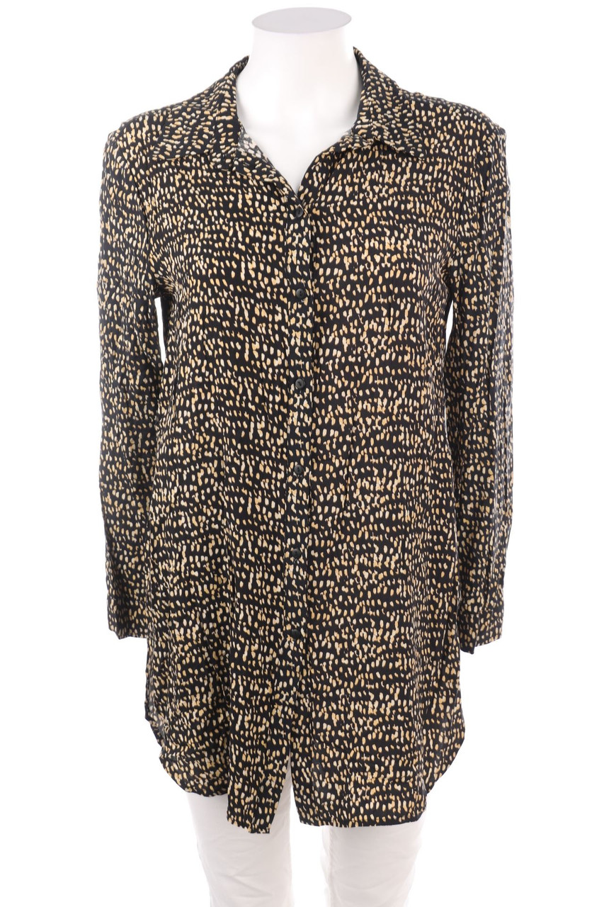 Ohne Label - Hemd-Bluse mit Pünktchen - D 38